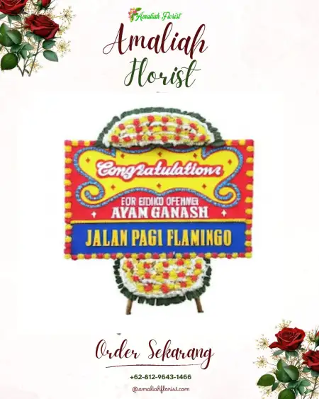 Sewa Papan Bunga Gedung Wedding Cileungsi